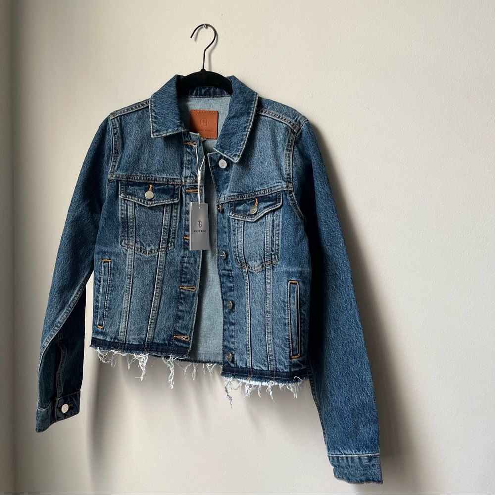 ANINE BING 1999 cropped denim jacket